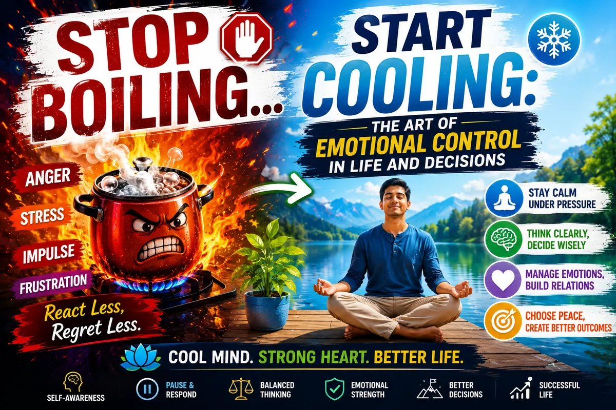 Stop Boiling... Start Cooling: The Art of Emotional Control in Life and Decisions